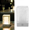 Crystal Table Lamp LED Night Light 3 Level Brightness Touch