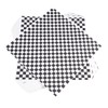 DYaprigo 200 Sheets Black and White Checkered Dry Waxed Deli