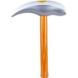 HAPPY DEALS ~ Inflatable Pickaxe | 33 Inch - Video Game Party Toys and Decorations