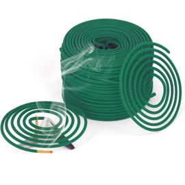 Citronella Räucherspirale, Zitronengras Coils mit Halterung, für den Gebrauch im Freien, im Wohnzimmer, auf der Terrasse, aPicknick, Camping, Tischdeko, Schlafzimmer, 48 Spiralen (24x2)