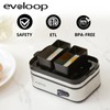 Evoloop Rapid Egg Cooker Electric 6 Eggs Capacity, Soft, Medium,