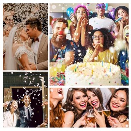 Wedding Confetti, Biodegradable Confetti, Birthday Confetti Biodegradable Tissue Paper for Balloons Celebration Baby Shower Party Ceremony Birthday Decoration Anniversary (100g)