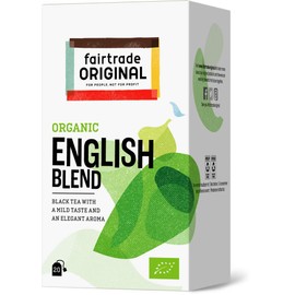 Black Tea Earl Grey Tea Bags | 120 Tea Bags | Set 6 x 20 Bags = 180 g | fairtrade ORIGINAL | 100% Black Tea in Bag | Organic and Fair Trade | Tea Blend in Bag Individually Packed