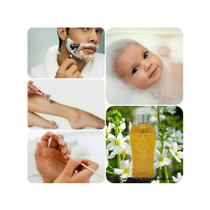 Lecithin-A Mild Skin Wash Face, Hands, Body and Shaving