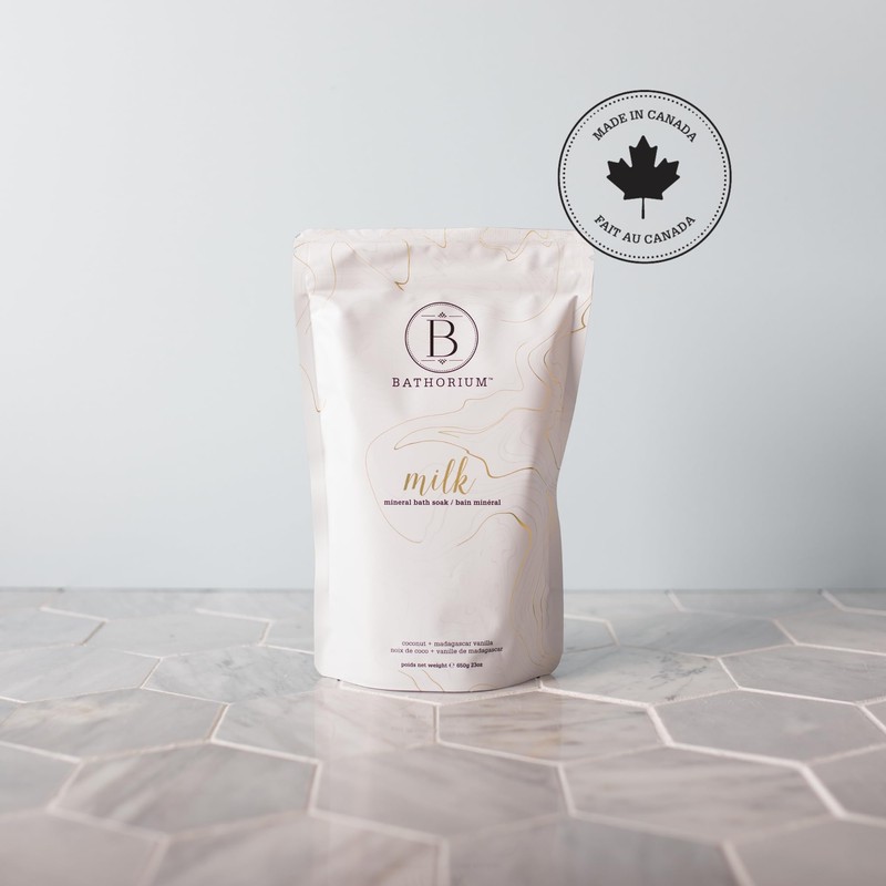 Bathorium Milk Mineral Bath Soak, Made with Coconut, Dead Sea