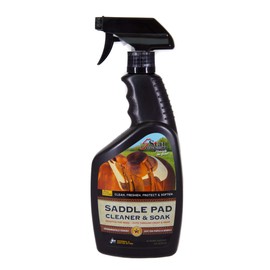 5 Star Equine Horse Saddle Pad Cleaner & Soak - Works on Horse Blankets, Wool and as a Leather Cleaner - Cleans,