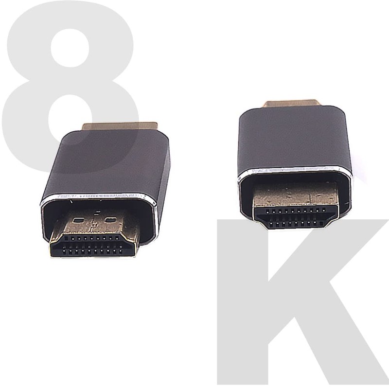 Kework 2 Pack HDMI 8K Extender, HDMI 2.1 Version Male