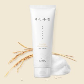 Scinic Face Wash Cleansing Foam, 220ml, 1 piece / 싸이닉 세안종결 쌀떡 클렌징폼, 220ml, 1개