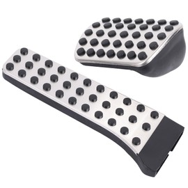 Dixhills Car Gas Petrol Brake Pedal Stainless Steel Non-Slip Replacement for Mercedes C E S Class W204 W205 W206 W212 S212 W213 2011-2020 GLS GLE GLC GLK Class C218 X167 W167 X253 X204 20 11-20 22 AMG