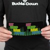 Buckle-Down Men's Wallet, Bifold, Eat Sleep Rave Repeat Black Multi