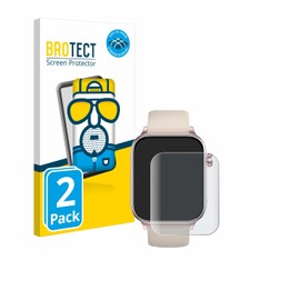 BROTECT Full Cover Protective Film Matt for Marsyu ET570 1.96 Inch (Pack of 2) - Full Screen Screen Protector Film, 3D Curved, Anti-Reflection