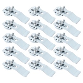 Briny River 15 Pcs 6.7x2cm M6 Undermount Metal Sink Clips Round Sink Mounting Bracket Installation Repair Hardware Clips Fastener Support Brackets for Bathroom Kitchen