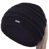 Faera Women's Winter Hat Cable Hole Braid Beanie Hat Knitted