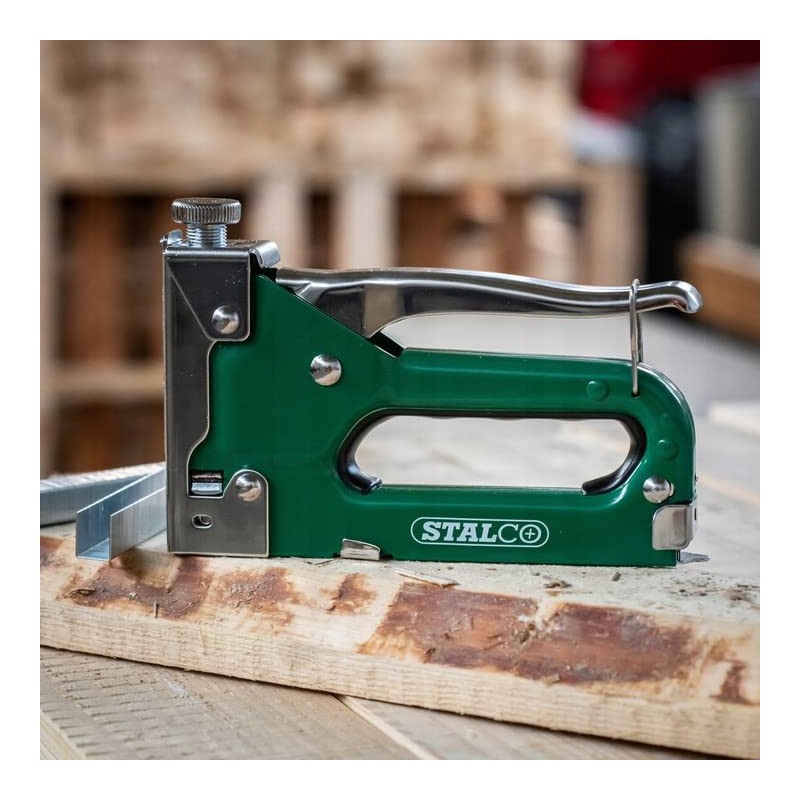 STALCO Premium Hand Staple Gun 4-14 mm Hand Stapler Stapler