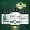 Lions Mane with Ginkgo Biloba Supplement - 60 Capsules -