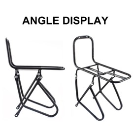 INLETTER Bicycle Front Rack, Luggage Touring Carrier Racks 15KG Capacity Mountain Road Bike Pannier Rack Cycling Equipment Stand Footstock for Cargo Luggage Picnic Carrier Rack