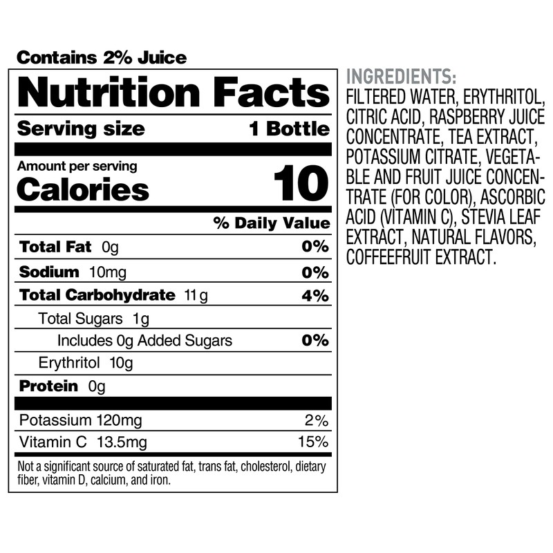 Bai Boost Buka Black Raspberry, Antioxidant Infused Beverage, 18 fl