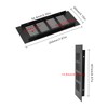 WJUAN 2 Pcs Air Vent Grille Cover, 200 mm Black