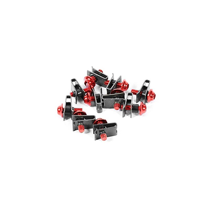 Mounting Clips Trim Screws for Aluminium Screw Red 5 x