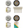 MIWA MCY-143 U9 Cylinder Lock, LAMA DA Key Replacement, Door