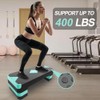 EVERYMILE Aerobic Exercise Step, Adjustable Aerobic Stepper for Exercise, Workout