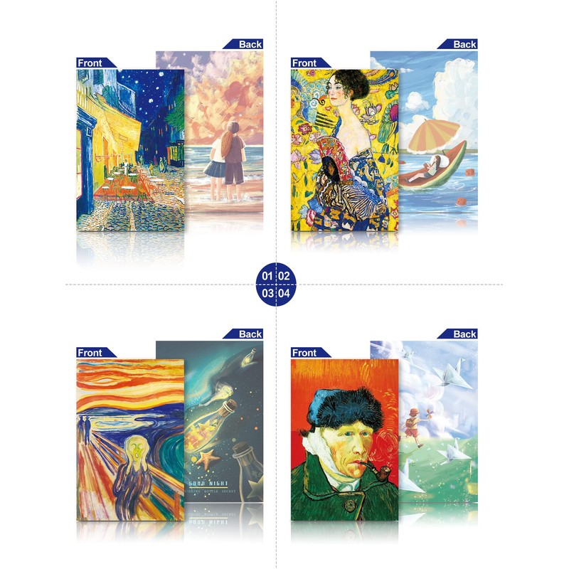 Mini Jigsaw Puzzles for Adults (8 Packs) Double-Sided Puzzle with