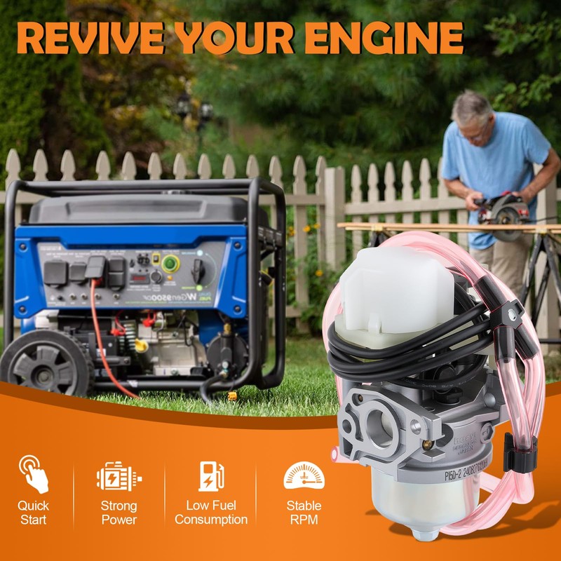 Topkidame Huayi P15D-2 16100-ZM7-D25 Carburetor Carb with Gaskets Compatible with