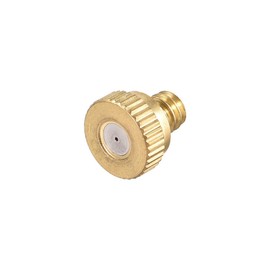 uxcell Brass Misting Nozzle - 10/24 UNC 0.5mm Orifice Dia Replacement Heads for Outdoor Cooling System