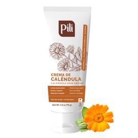 Pili Natural Calendula Cream - Moisturizing Cream for Rough, Dry, or Chapped Skin (2.5 oz)