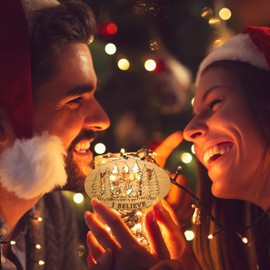 Jolette Designs Bigfoot Gifts for Men - Big Foot Family Funny Ornament for Home Decor and Christmas Tree - Wooden Sasquatch Ornaments for Believers - USA-Made Hanging Big Foot Decorations for Kids