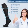 DRESHOW 4 Pairs Compression Socks for Men and Women Circulation