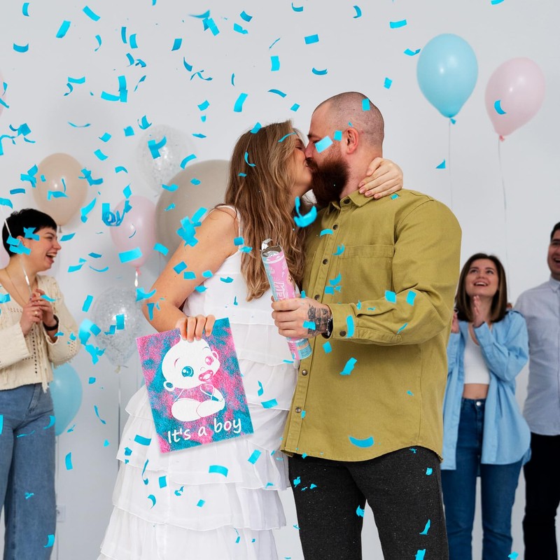 FETTIPOP Gender Reveal Exposuring Art Canvas Kit (It’s a Boy),