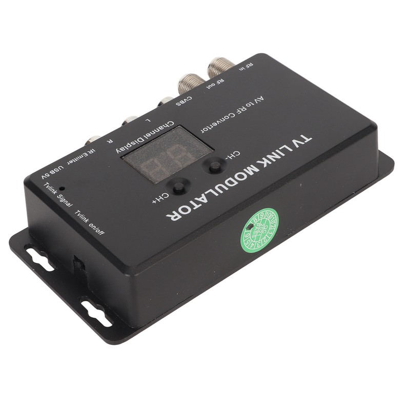 TV Link Modulator Adjustable Support PAL NTSC AV to RF