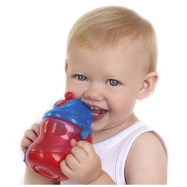 Nuby Two-Handle Flip N' Sip Straw Cup