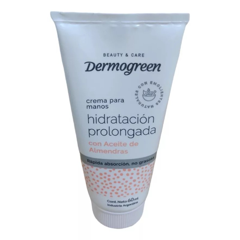 Dermogreen Crema Para Manos Dermogreen Hidratacion Prolongada 60 Ml