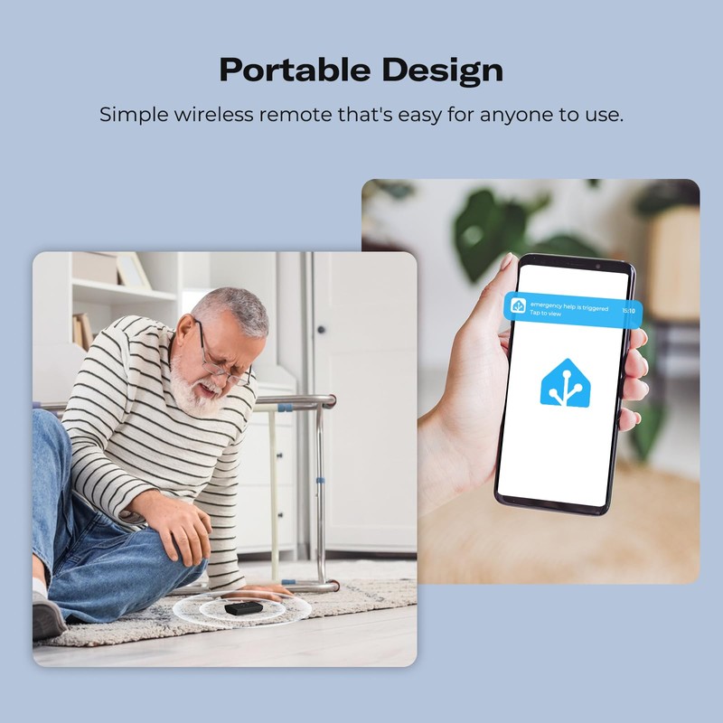 THIRDREALITY Smart Button ZB2,ZigBee Hub Required,3 Wireless Button,Remote Control,Compatible with