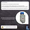 Lichtblau Aquastop Hose 2.5 m 2990 Connection Washing Machine Dishwasher