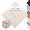 Toniamo Shower Mat 53 x 53 cm Sand | Non-Slip