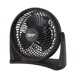 Powerzone Ac-08 Turbo Fan, Black, 8"