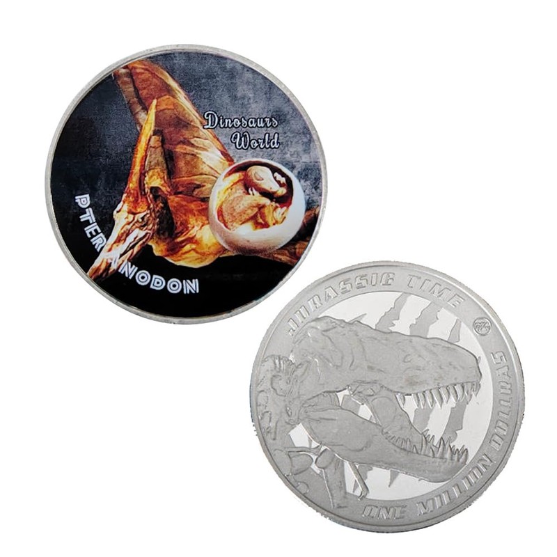Dinosaur Commemorative Coin Set, 10pcs