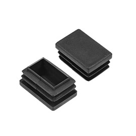 sourcing map Plastic Plug End Caps 30mm x 20mm Rectangular Furniture Table Chair Legs 12Pcs