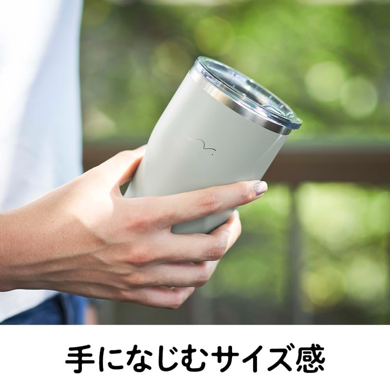 Doshisha Mikoro Tumbler 12.2 fl oz (360 ml), Vacuum Insulated,