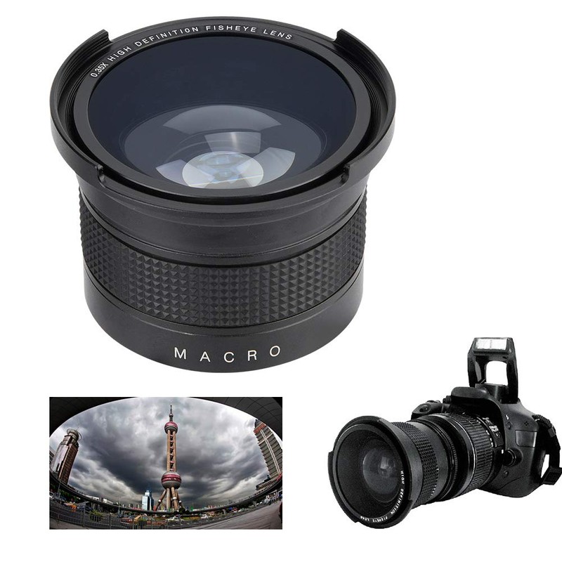 Universal Wide Angle Fisheye Lens, 0.35X Wide Angle Lens with