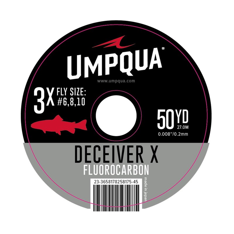 Umpqua Deceiver X Fluorocarbon Fly Fishing Tippet 50YDS 5X