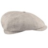 Sterkowski 100% Linen Summer 8 Panel Gatsby Vintage Flat Cap