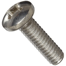 Small Parts 773558-P1 18-8 Stainless Steel Machine Screw, Plain Finish, Pan Head, Phillips Drive, Meets ASME B18.6.3, 1-3/4" Length, Fully Threaded, #10-24 UNC Threads (Pack of 50)