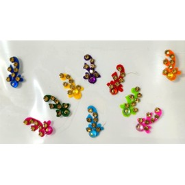 Bindi for Women, Designer Multicolour Bindi for Women/Girls, Ladies Bindi, (Pack of 1 Patta). Decorative Item