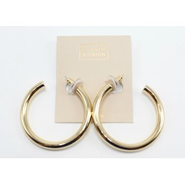 Nordstrom 14th & Union Gold Hoop Earrings from Nordstrom Rack NWT #E1328
