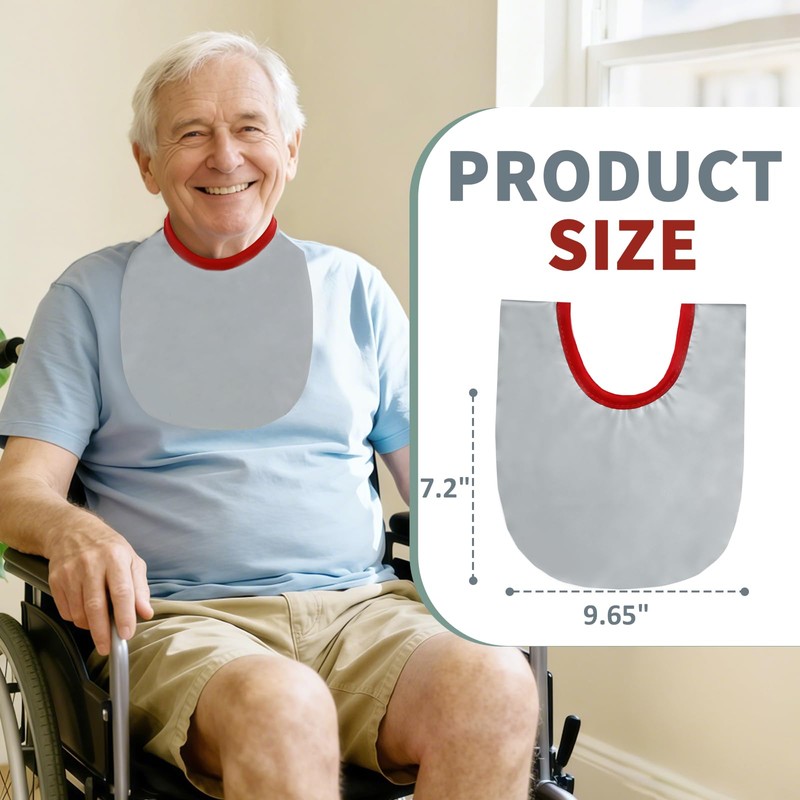 Tracheostomy Shower Cover Neck Stoma Protector for Tracheostomy (Gray, 1pc)