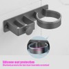 SSEHCWAN Hair Dryer Holder Wall Mounted, Straightener Holder Self Adhesive